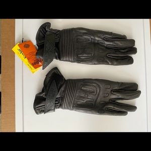 Harley Davidson leather motorcycle gloves M